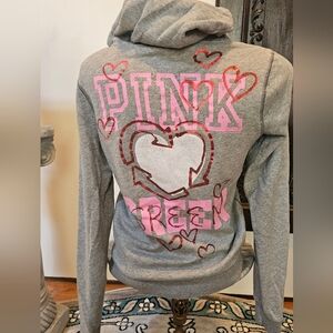 Women's Victoria's Secret PINK 1986 Hoodie Size Medium